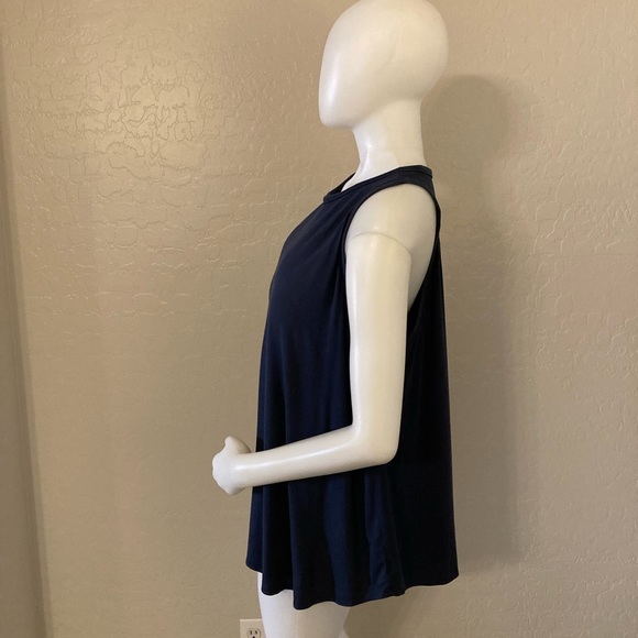 SHEBIRD The Freedom Racerback Bra Tank with Built-in Support Navy Blue 8/XXL - Picture 8 of 14